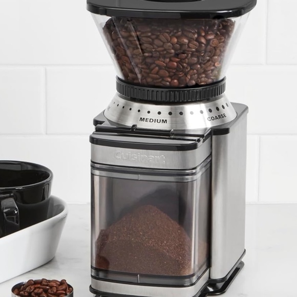 CUISINART Electric Burr One-Touch Automatic Coffee Grinder Stainless Steel DBM-8 - Picture 1 of 6